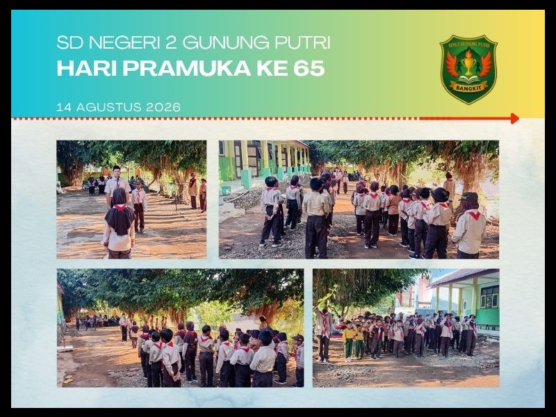 UPACARA HARI PRAMUKA KE-65